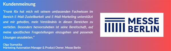 Referenz Beratung E-Mail-Marketing-Strategie
