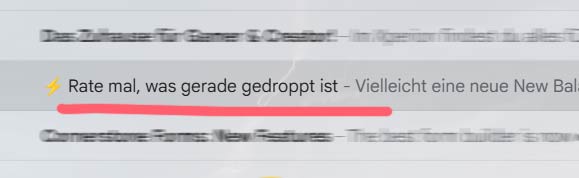 Newsletter-Betreff Beispiel